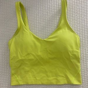 Lululemon electric lemon align tank
